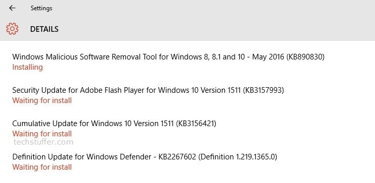 Windows 10 Cumulative Update KB3156421