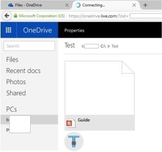 Fetch Files Using OneDrive