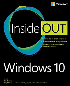 Windows 10 Inside Out book by Microsoft Press